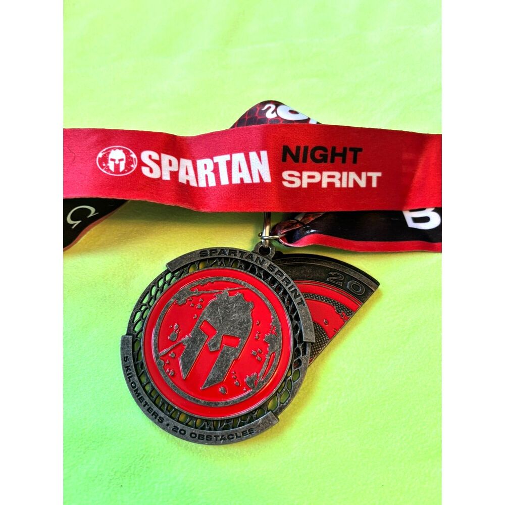 2024 Spartan NIGHT SPRINT Finisher  w/ Delta Wedge